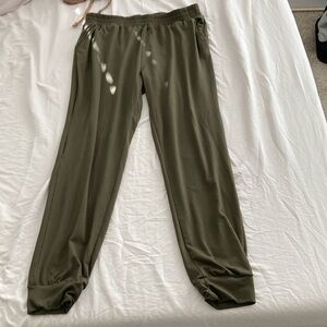 Dark green sweat pants brand shosho Large